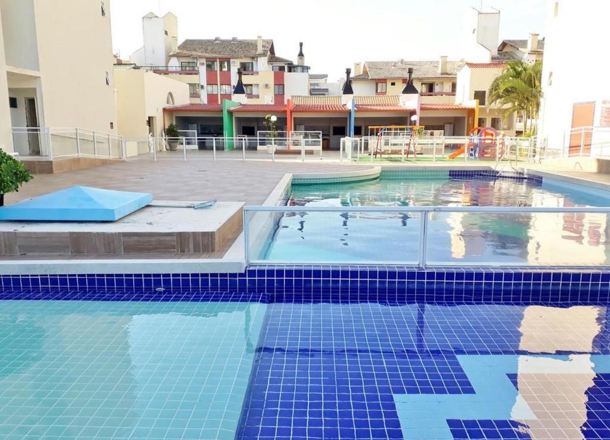 Apartamento Com Vista Do Mar Em Residencial Com Piscina Florianopolis Exterior photo